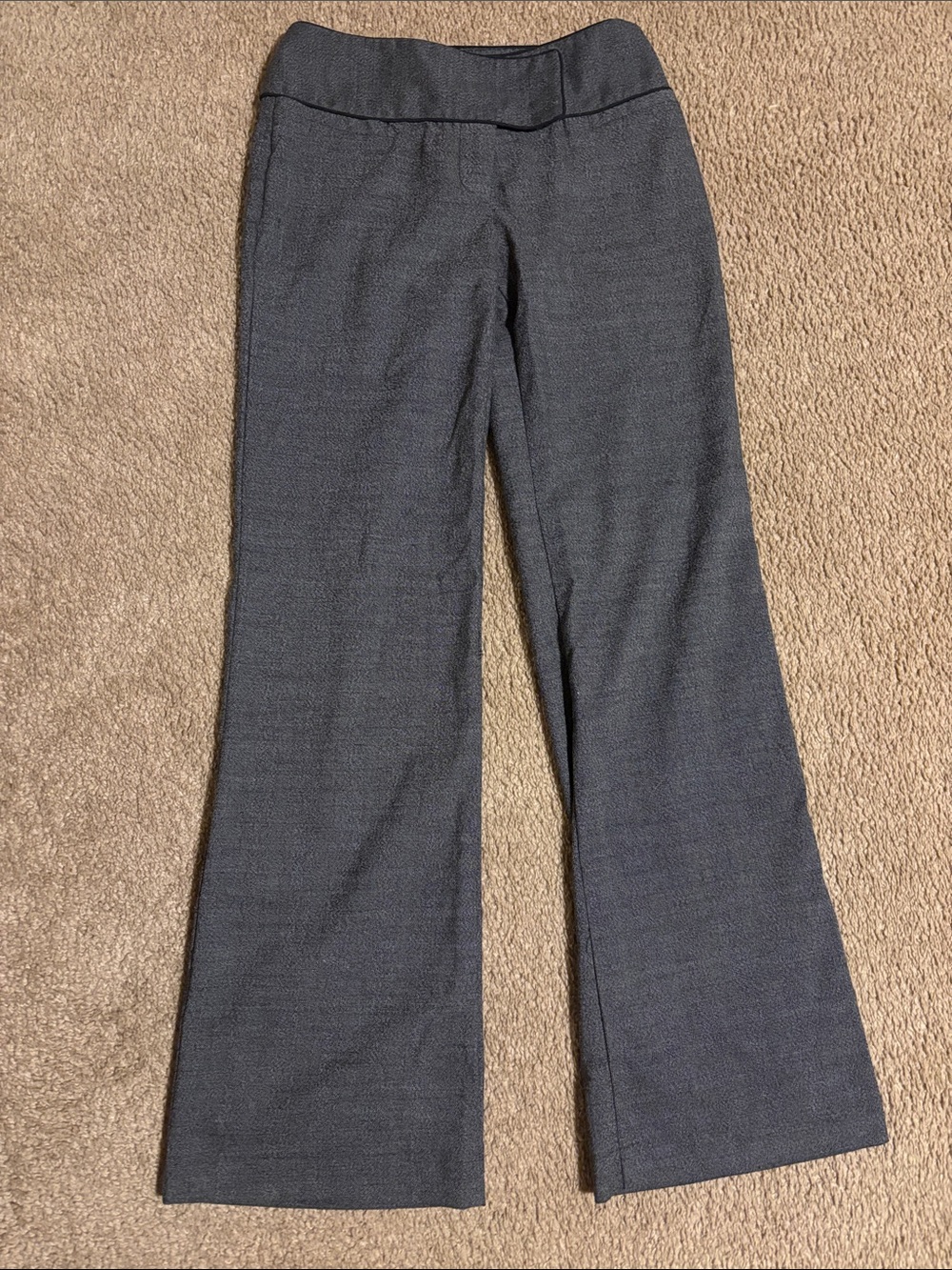 BCX Wide Leg Pants in Charcoal Gray